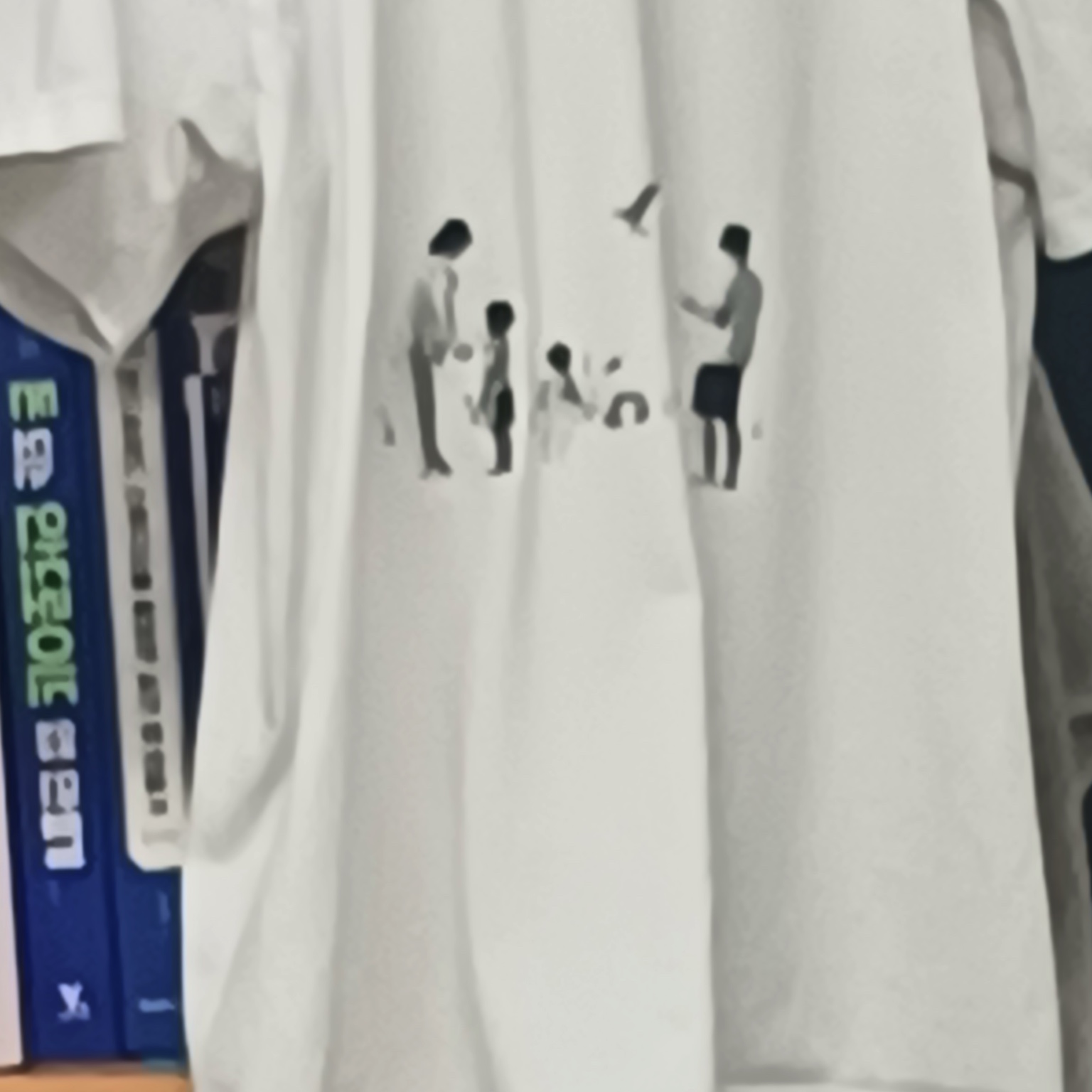 편집샵 1호, 갯벌의 시간 DTF 프린터로 전사한 티셔츠