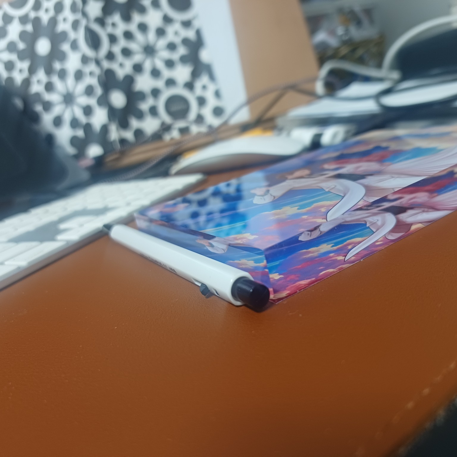 화이트데이 선물로 만들어 본 포토블록 포토블록 책상 위