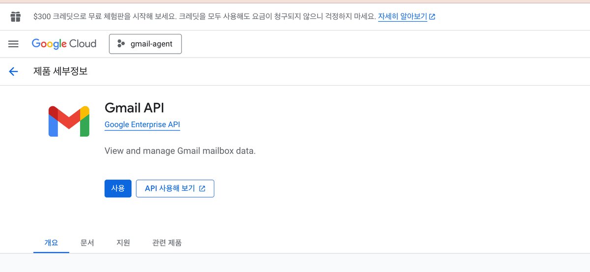 Gmail API 검색 및 활성화